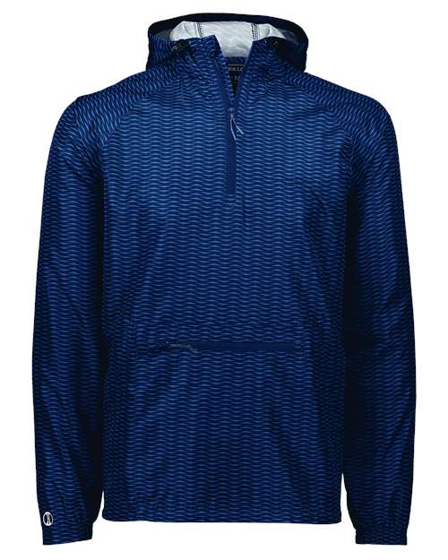 Men's Range Hooded Packable Quarter-Zip Jacket