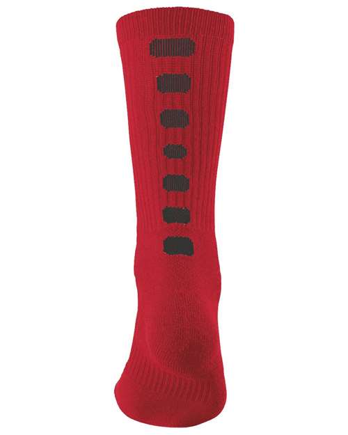 Colorblocked Crew Socks-Augusta Sportswear