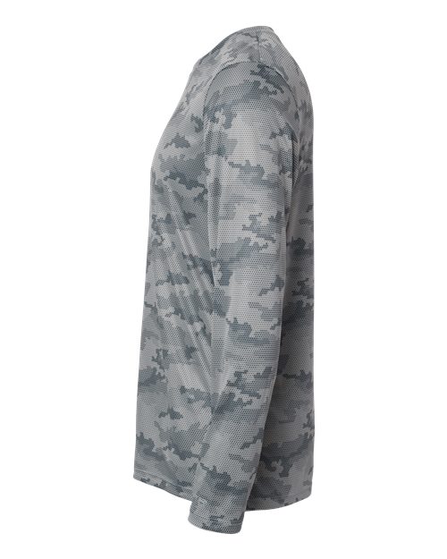 Unisex Pompano Performance Camo Long Sleeve T-Shirt