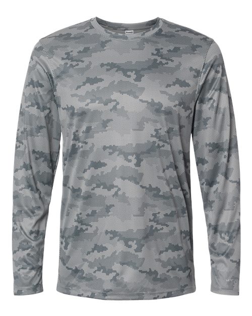 Unisex Pompano Performance Camo Long Sleeve T-Shirt
