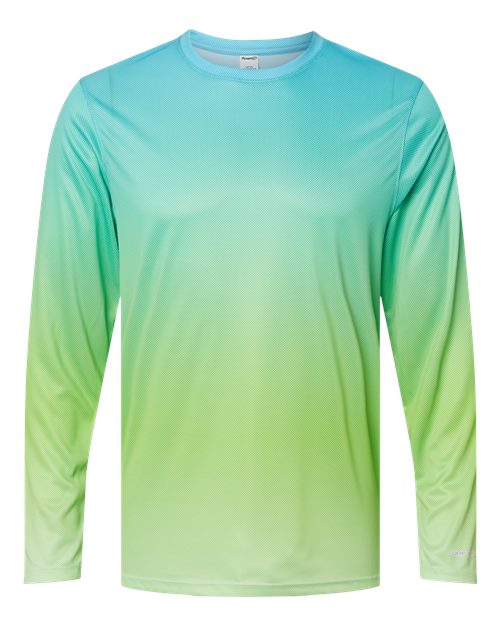 Unisex Barbados Performance Pin Dot Long Sleeve T-Shirt