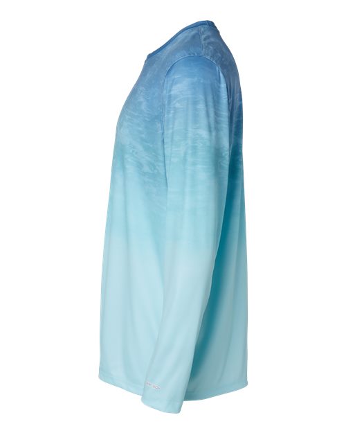 Unisex Montauk Oceanic Fade Performance Long Sleeve T-Shirt