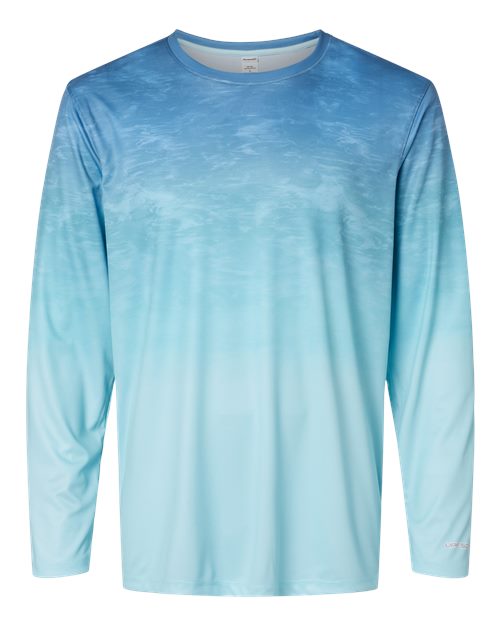 Unisex Montauk Oceanic Fade Performance Long Sleeve T-Shirt