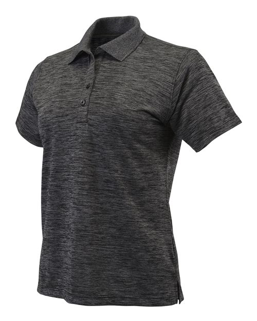 Women's Dakota Striated Heather Polo – Side
