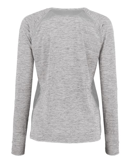 Women's Electrify CoolCore® Long Sleeve V-Neck T-Shirt – Back