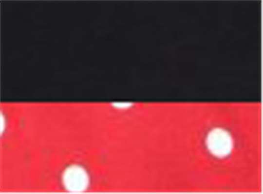 Black/ Red Dots
