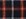 Black/ Orange/ White Plaid