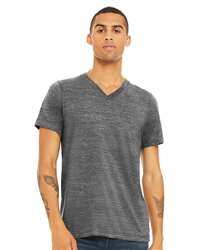 BELLA + CANVAS BELLA + CANVAS Unisex Textured Jersey V-Neck Tee, view 1