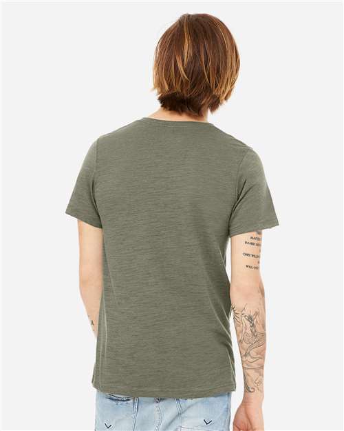 Unisex Textured Jersey V-Neck Tee
