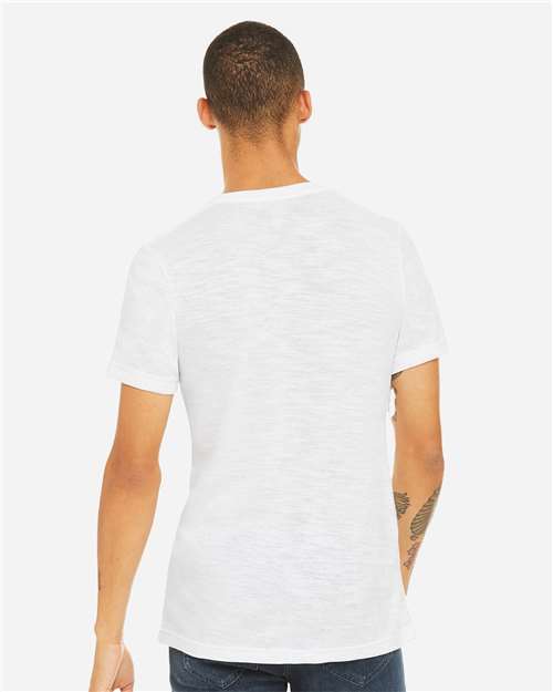 Unisex Textured Jersey V-Neck Tee