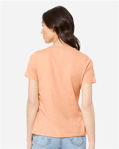 Women's Relaxed Heather CVC V-Neck Tee