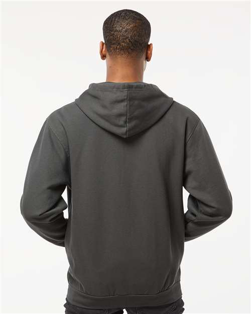 Unisex Full-Zip Hooded Sweatshirt – On Model – Back