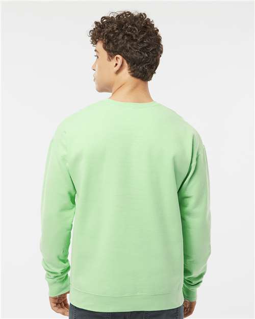 Unisex Fleece Crewneck Sweatshirt – On Model – Back