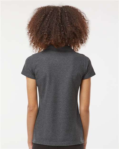 Women's 50/50 Sport Pique Polo – On Model – Back