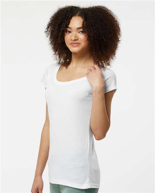 Women's Poly-Rich Scoop Neck T-Shirt