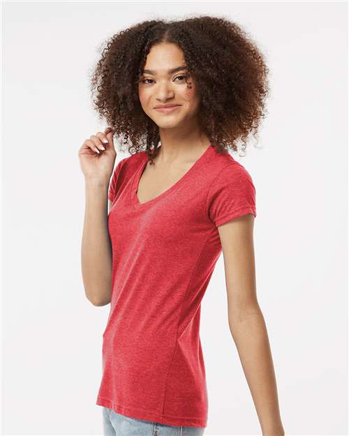 Women's Poly-Rich V-Neck T-Shirt