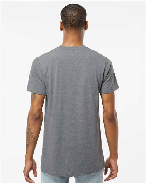 Men's Premium Cotton Blend T-Shirt – On Model – Back
