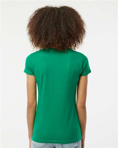 Women's Fine Jersey Slim Fit T-Shirt – On Model – Back