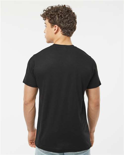 Unisex Poly-Rich T-Shirt – On Model – Back