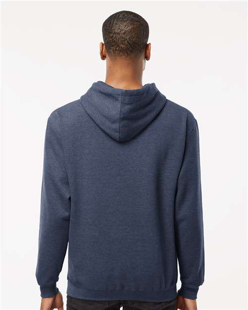 Unisex Fleece Hooded Sweatshirt – On Model – Back