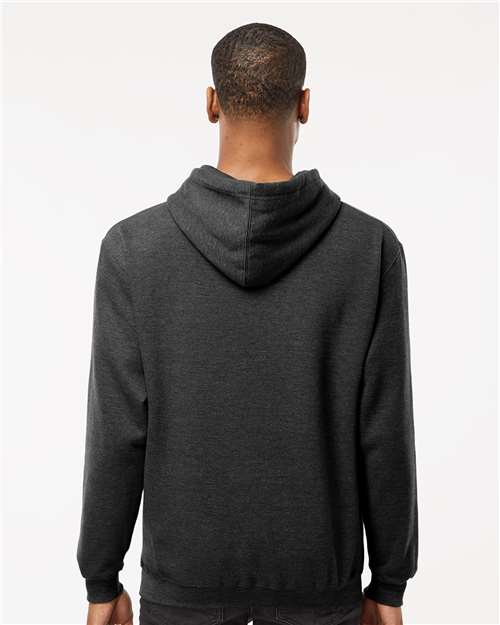 Unisex Fleece Hooded Sweatshirt – On Model – Back