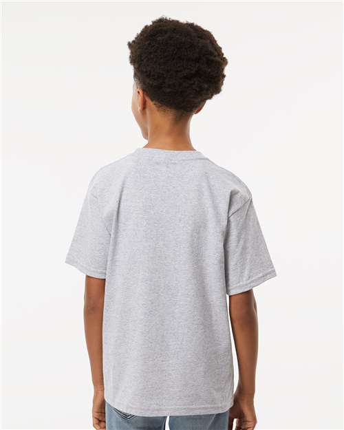 Youth Gold Soft Touch T-Shirt – On Model – Back