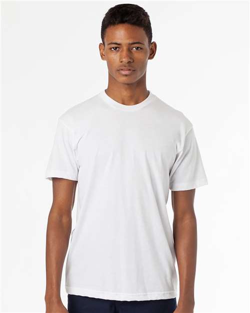 USA-Made 50/50 Poly/Cotton T-Shirt-Los Angeles Apparel