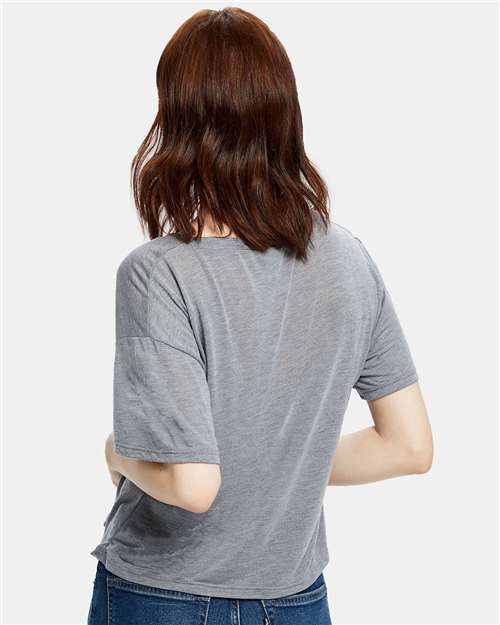 Women's Boxy Open Neck Tee