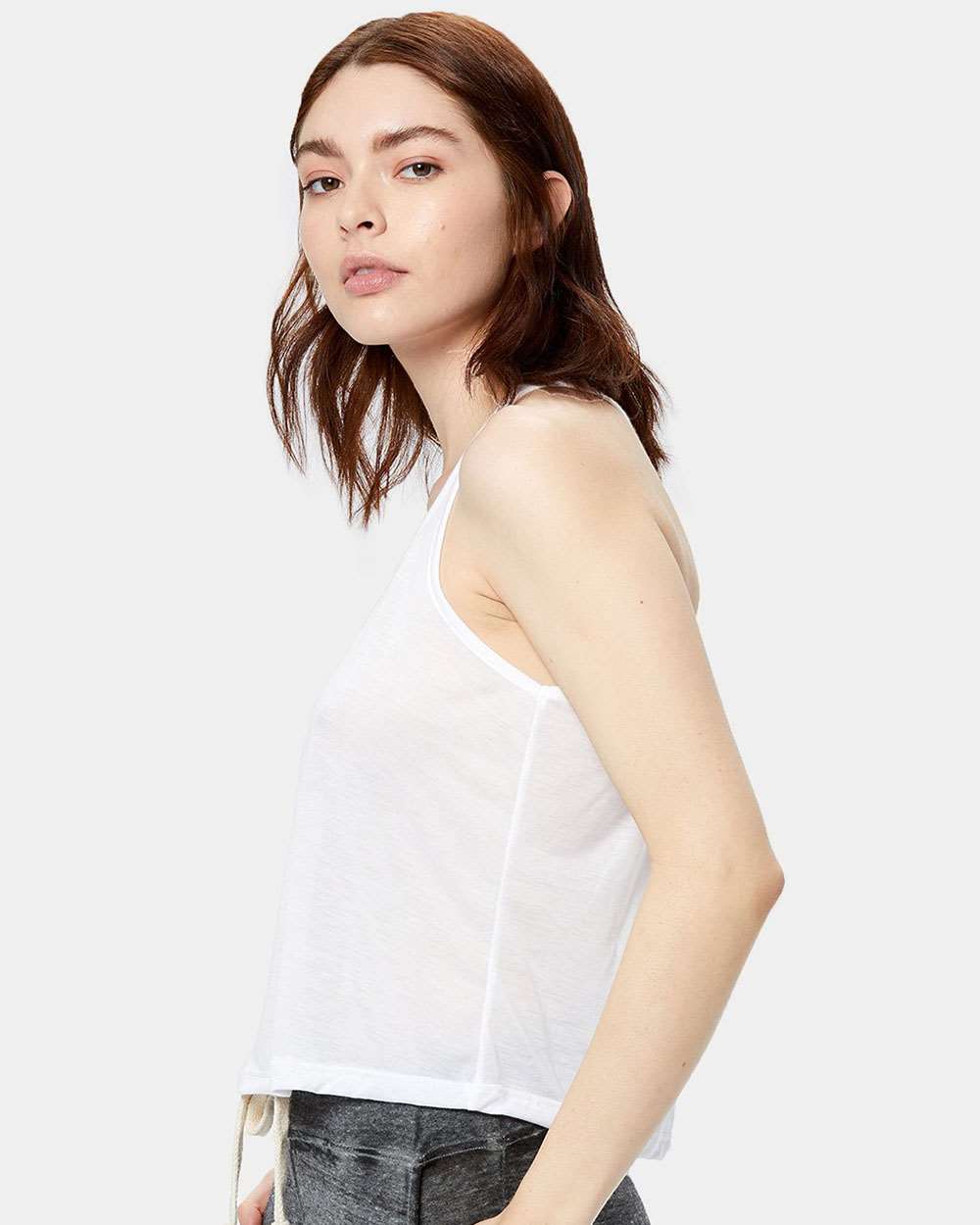 US Blanks US510 - Women's Sheer Cropped Racer Tank Top