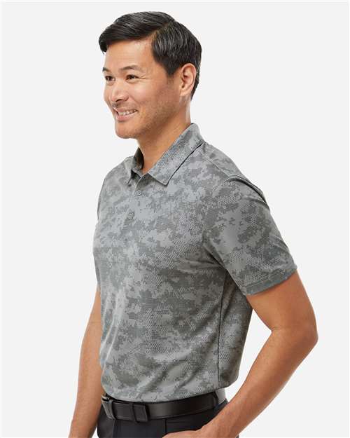 Men's All Over Camo Print Polo