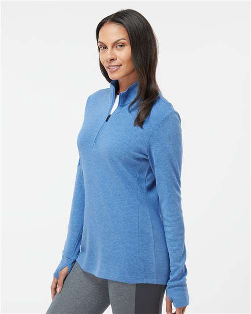 Women's 3-Stripes Quarter-Zip Sweater Pullover