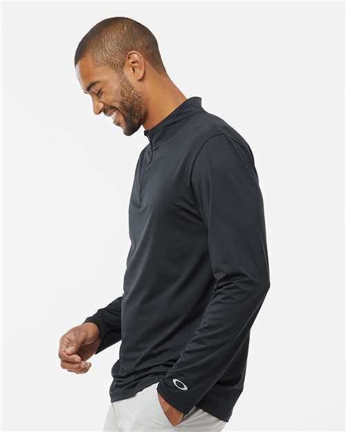 Men's Team Issue Podium Quarter-Zip Pullover – On Model – Side