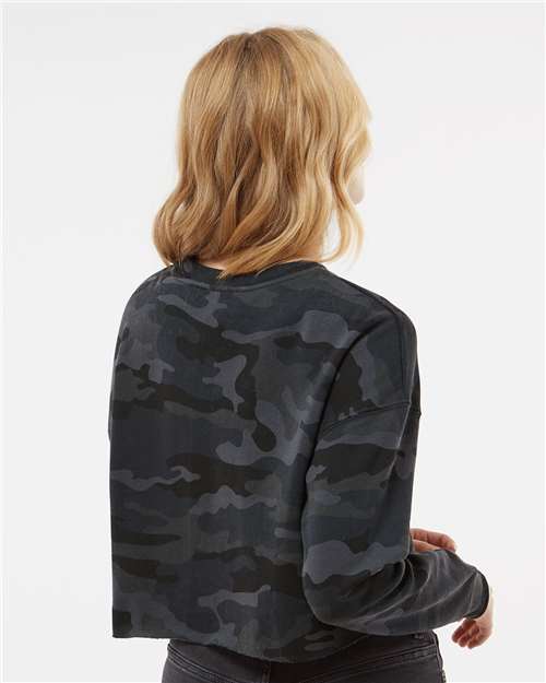 Women's Lightweight Crop Crewneck Sweatshirt