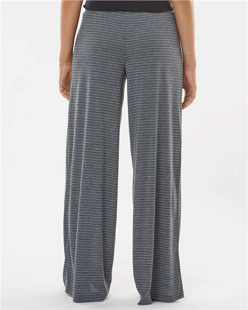 Women's Evelyn Wide Leg Lounge Pants – On Model – Back
