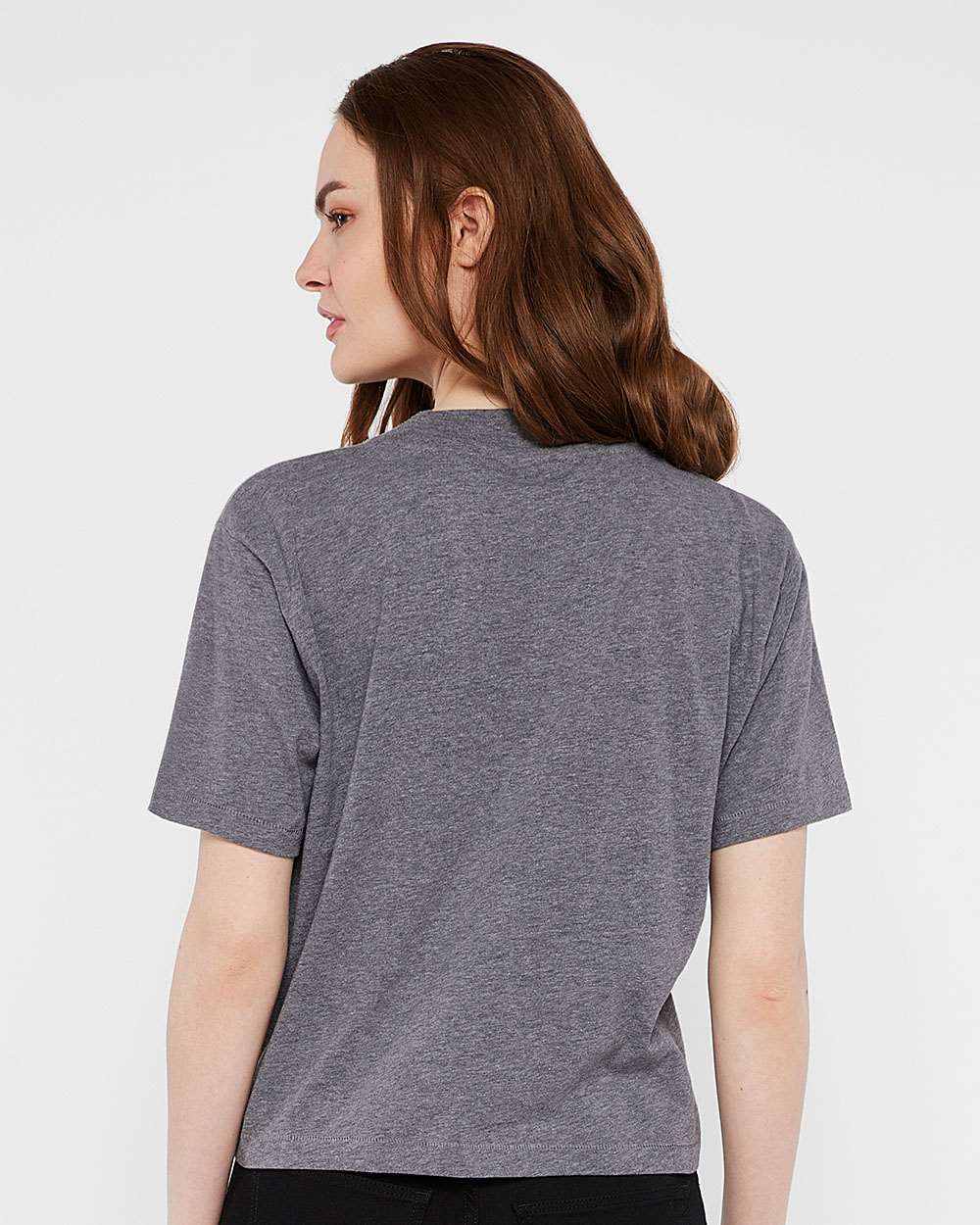 🔥 LAT Women's Boxy Tee Short Sleeve T Shirt Top Relaxed Fit Blend Up To XL 3518 - Picture 19 of 37