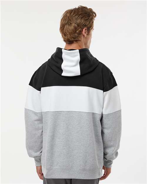 Men's Varsity Fleece Colorblocked Hooded Sweatshirt