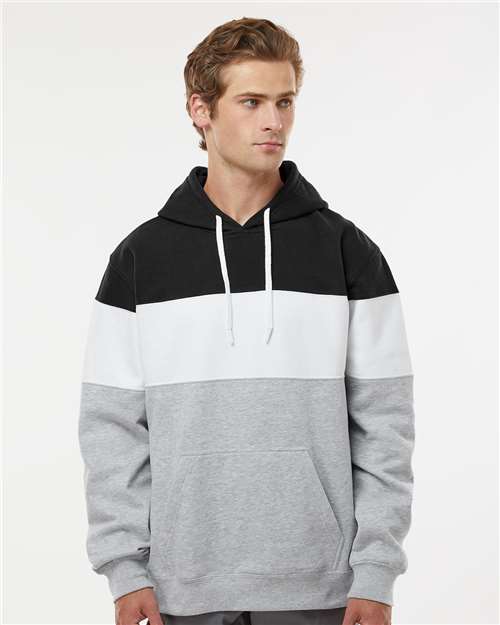 Men's Varsity Fleece Colorblocked Hooded Sweatshirt
