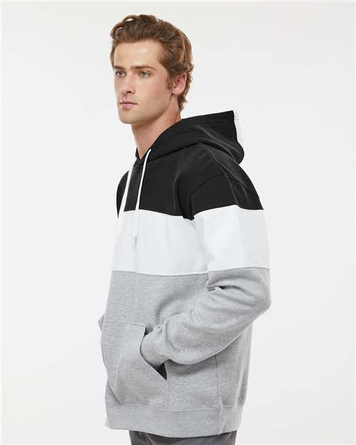 Men's Varsity Fleece Colorblocked Hooded Sweatshirt