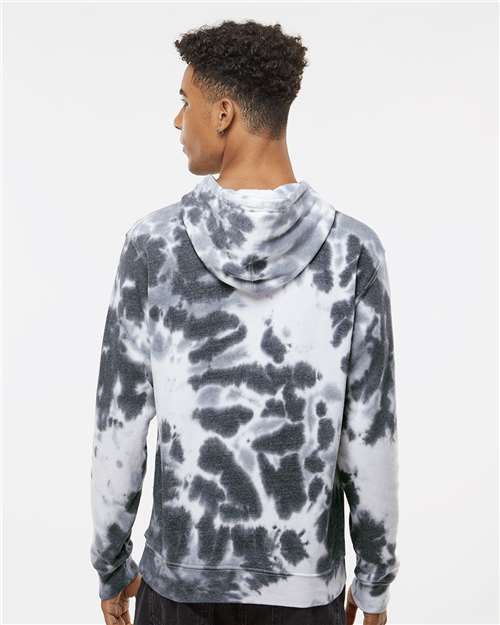 Men's Tie-Dyed Fleece Hooded Sweatshirt