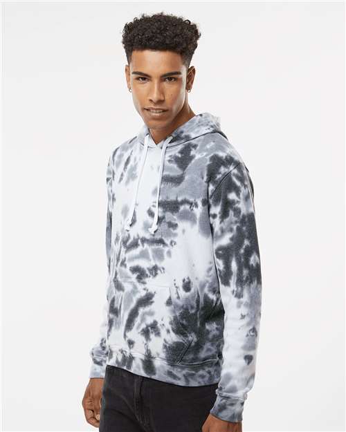 Men's Tie-Dyed Fleece Hooded Sweatshirt
