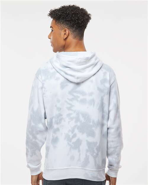 Men's Tie-Dyed Fleece Hooded Sweatshirt