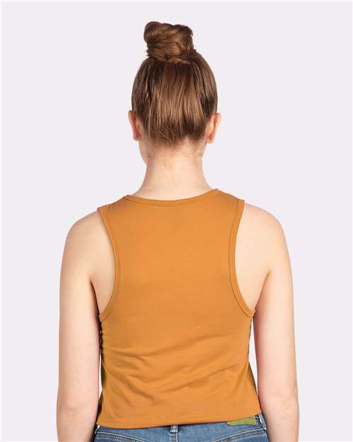 Women's Festival Crop Tank – On Model – Back
