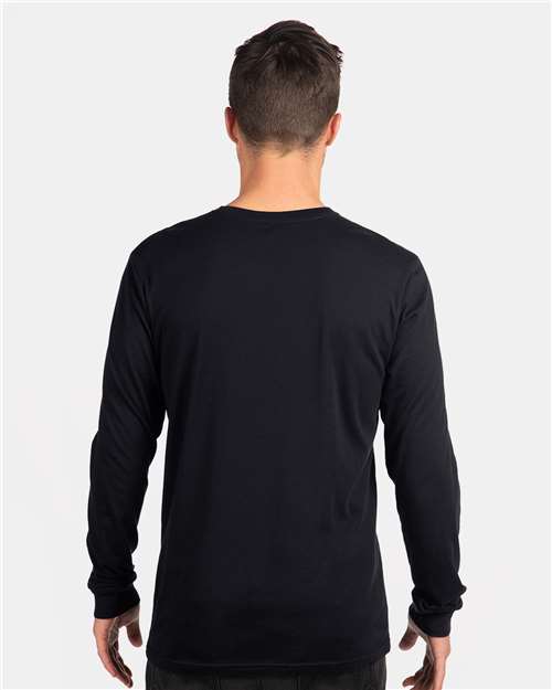 Unisex CVC Long Sleeve T-Shirt – On Model – Back