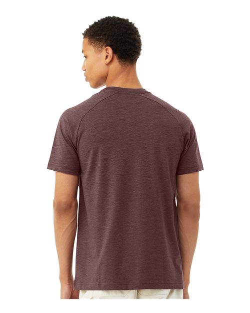 Men's Heather CVC Raglan Tee