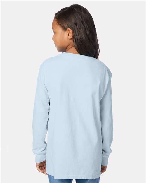 Youth Garment-Dyed Long Sleeve T-Shirt