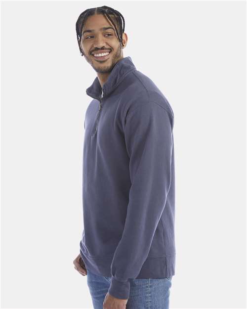 Unisex Garment-Dyed Quarter-Zip Sweatshirt