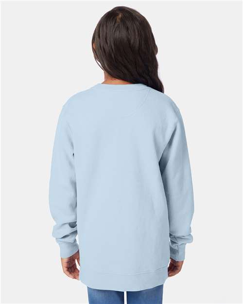 Youth Garment-Dyed Crewneck Sweatshirt