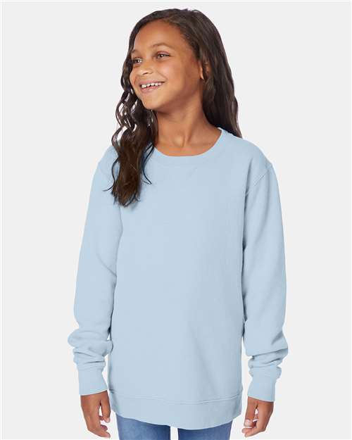 Youth Garment-Dyed Crewneck Sweatshirt