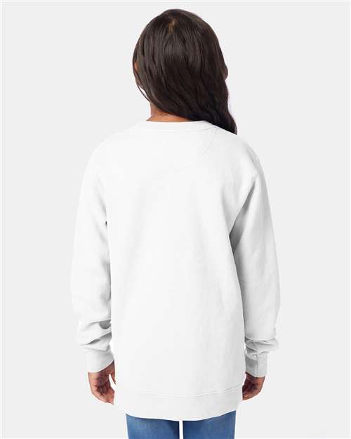 Youth Garment-Dyed Crewneck Sweatshirt