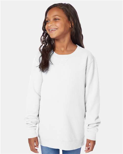ComfortWash by Hanes GDH475 - Youth Garment-Dyed Crewneck Sweatshirt